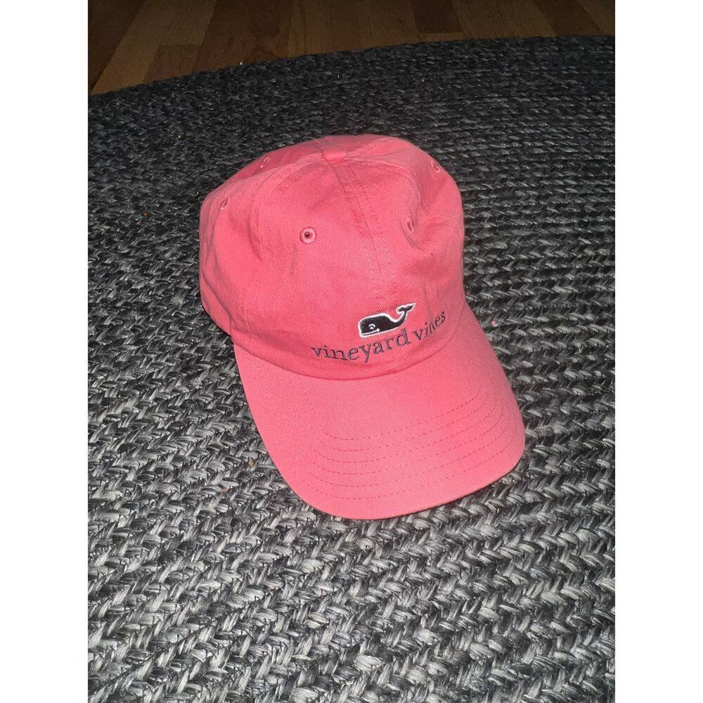 Vineyard Vines‎ adjustable baseball hat in salmon